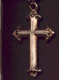 altes Silber-Kreuz